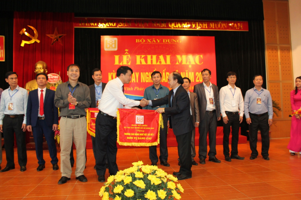 Khai mạc Kỳ thi Tay nghề Bộ Xây dựng năm 2018 3