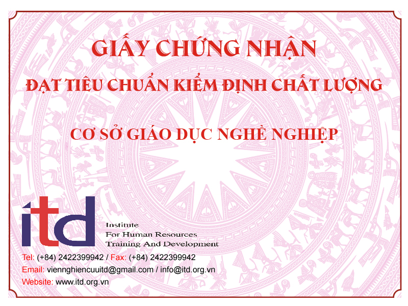 Giay chung nhan kiem dinh co so ITD