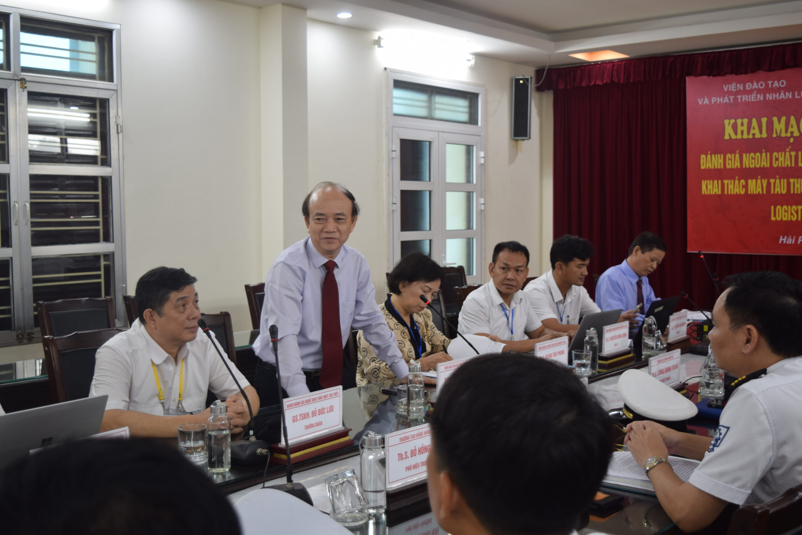 KHAI MẠC ĐÁNH GIÁ NGOÀI CHƯƠNG TRÌNH ĐÀO TẠO NGHỀ KHAI THÁC MÁY TÀU THỦY, CÔNG NGHỆ KỸ THUẬT ĐIỀU KHIỂN VÀ TỰ ĐỘNG HÓA, LOGISTICS, TRÌNH ĐỘ CAO ĐẲNG TẠI TRƯỜNG CAO ĐẲNG HÀNG HẢI I 3 PGS. TS Cao Van Sam scaled