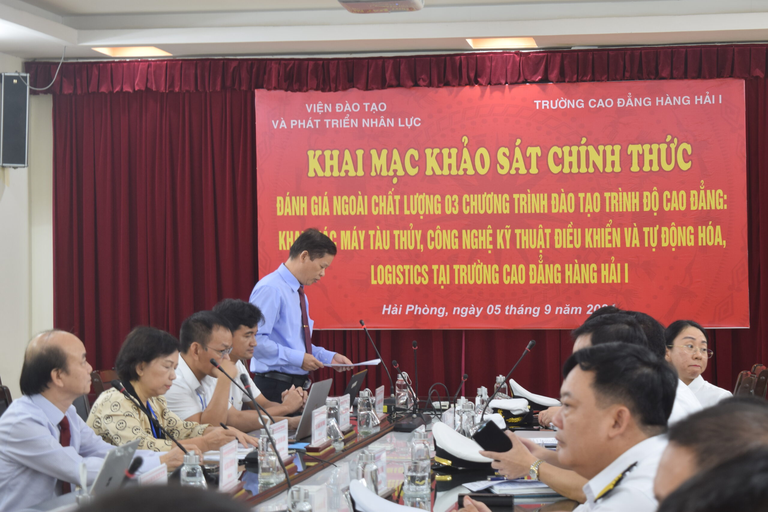 KHAI MẠC ĐÁNH GIÁ NGOÀI CHƯƠNG TRÌNH ĐÀO TẠO NGHỀ KHAI THÁC MÁY TÀU THỦY, CÔNG NGHỆ KỸ THUẬT ĐIỀU KHIỂN VÀ TỰ ĐỘNG HÓA, LOGISTICS, TRÌNH ĐỘ CAO ĐẲNG TẠI TRƯỜNG CAO ĐẲNG HÀNG HẢI I 2 TS Duong Van Long scaled