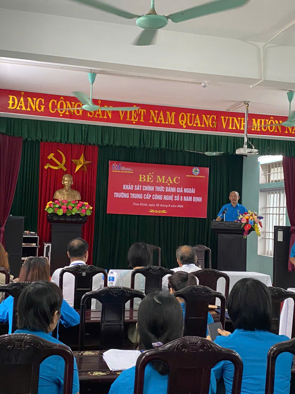 BẾ MẠC KHẢO SÁT ĐÁNH GIÁ NGOÀI CƠ SỞ GIÁO DỤC NGHỀ NGHIỆP TẠI TRƯỜNG TRUNG CẤP CÔNG NGHỆ SỐ 8 NAM ĐỊNH 3 ThS Nguyen Chi Thuan 1