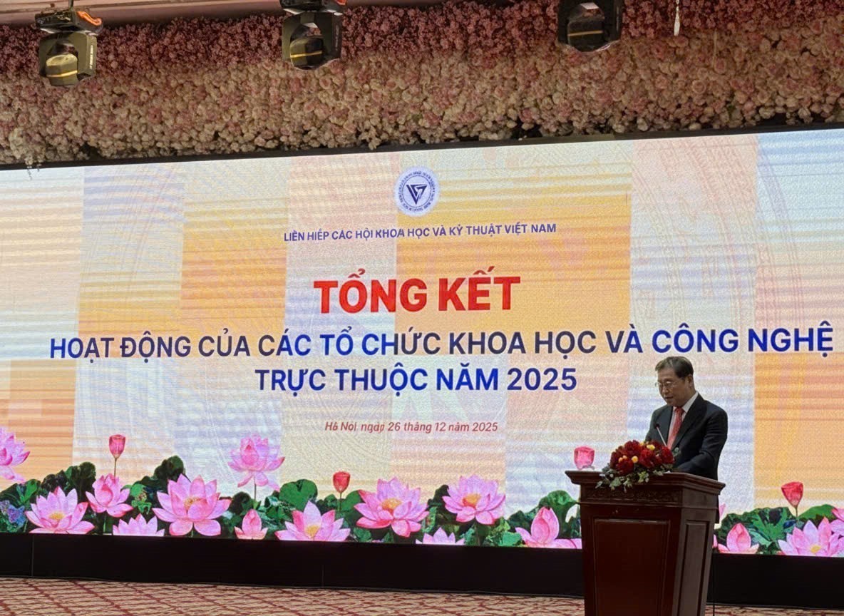 Liên hiệp các Hội Khoa học và Kỹ thuật Việt Nam tổng kết hoạt động của các tổ chức khoa học và công nghệ trực thuộc năm 2025 2 Anh HN 1