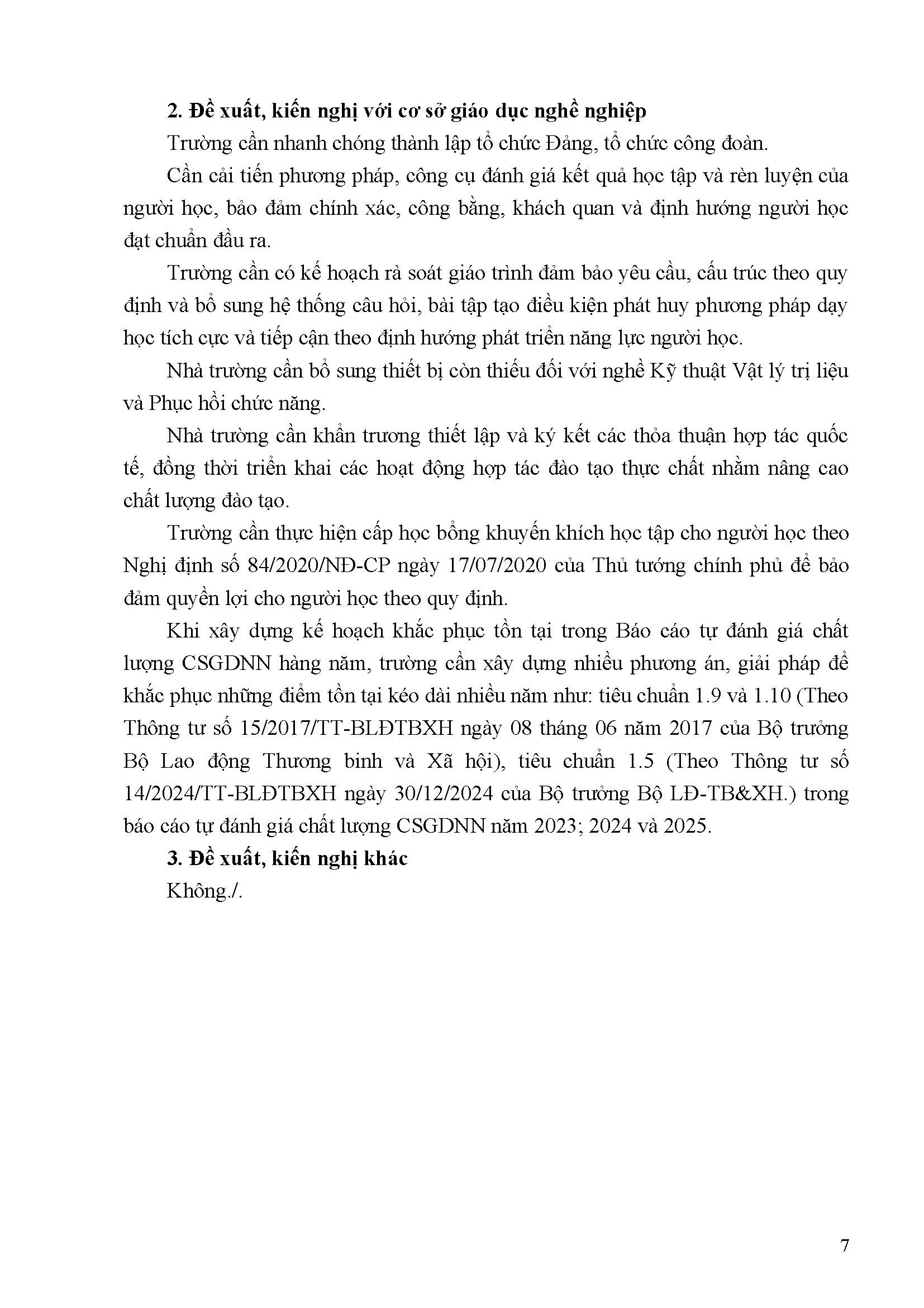 PL 13 Bao cao tom tat CSGD Truong TC Tay Sai Gon Page 7