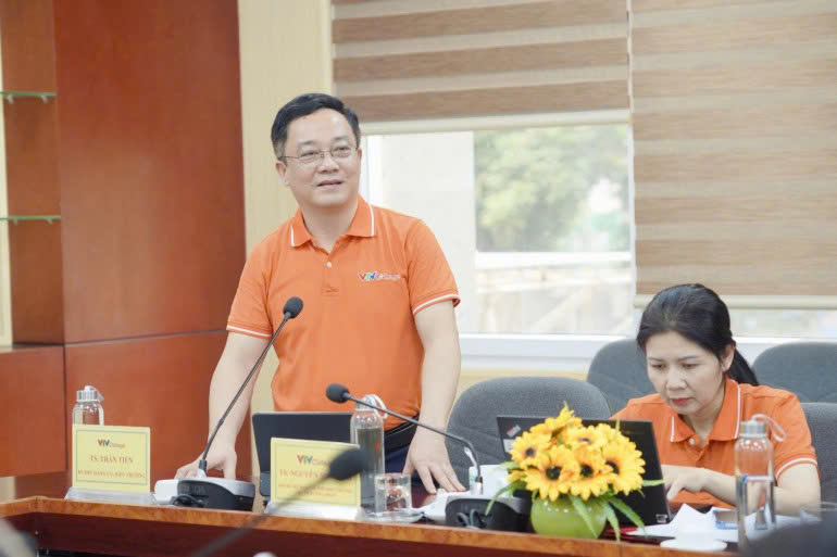 Cao đẳng Truyền hình: Hướng tới sớm trở thành trường cao đẳng chất lượng cao 5 Anh HT Phat bieu 1