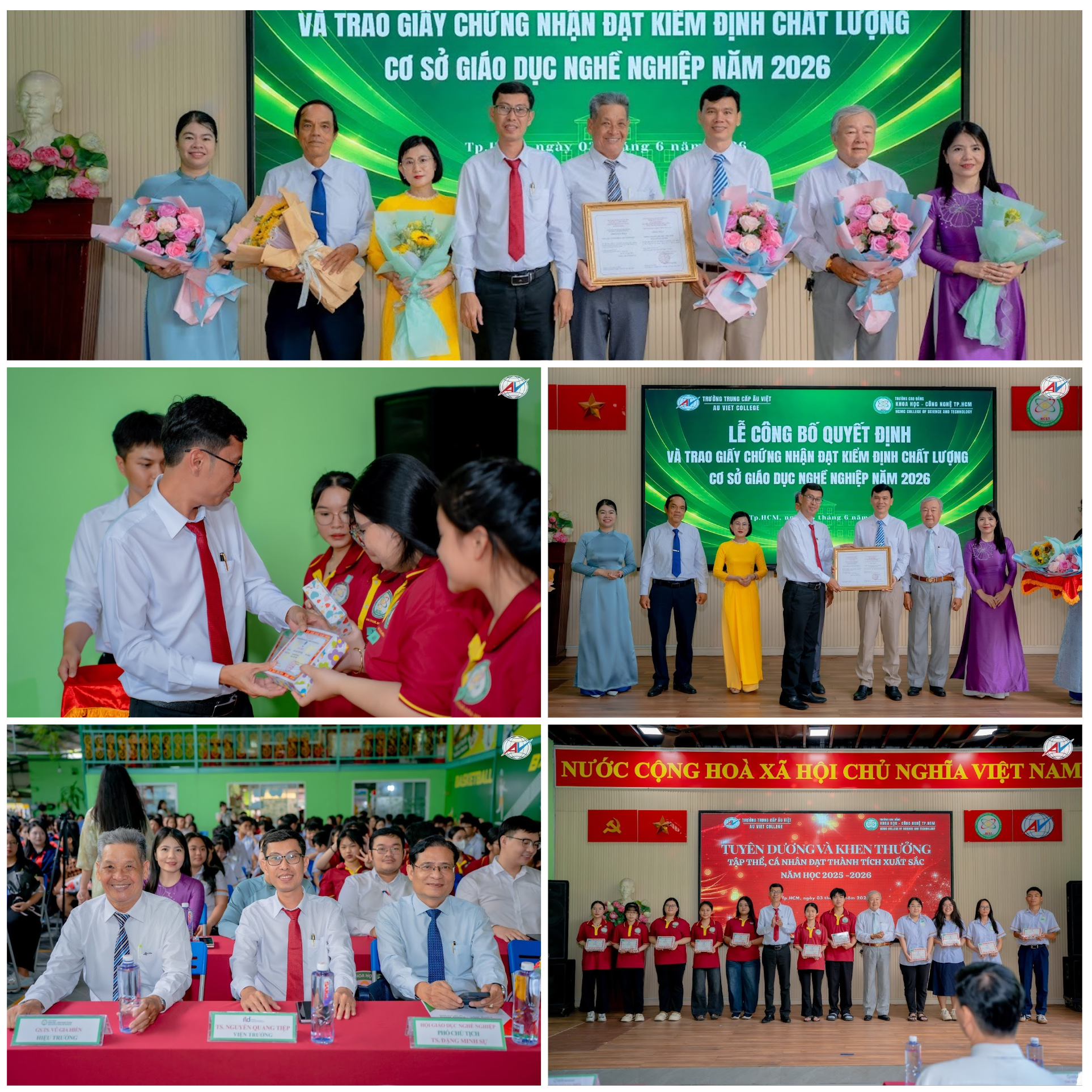 Trường Cao đẳng Khoa học - Công nghệ Thành phố Hồ Chí Minh ĐẠT CHUẨN KIỂM ĐỊNH CHẤT LƯỢNG CƠ SỞ GIÁO DỤC NGHỀ NGHIỆP 2 Anh dang tin
